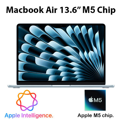 MacBook Air 13.6″ M5 — Sky Blue